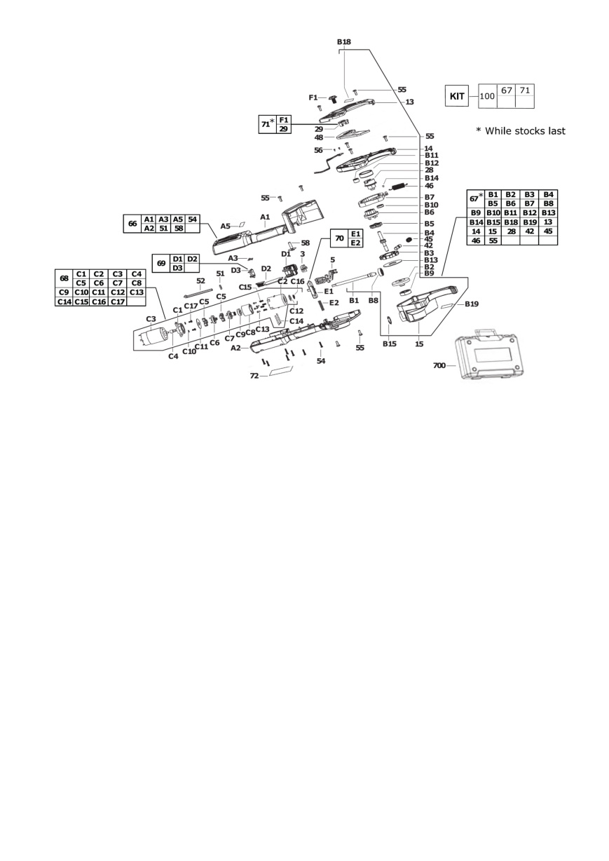 Взрыв-схема Milwaukee C12PPC-0 4933416550