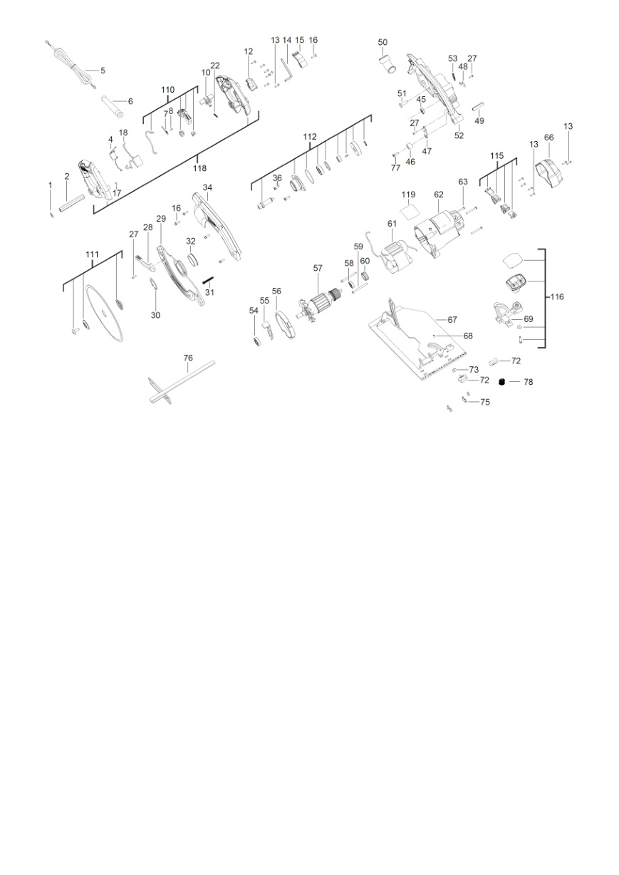 Взрыв-схема Milwaukee CS85SB 4933451117