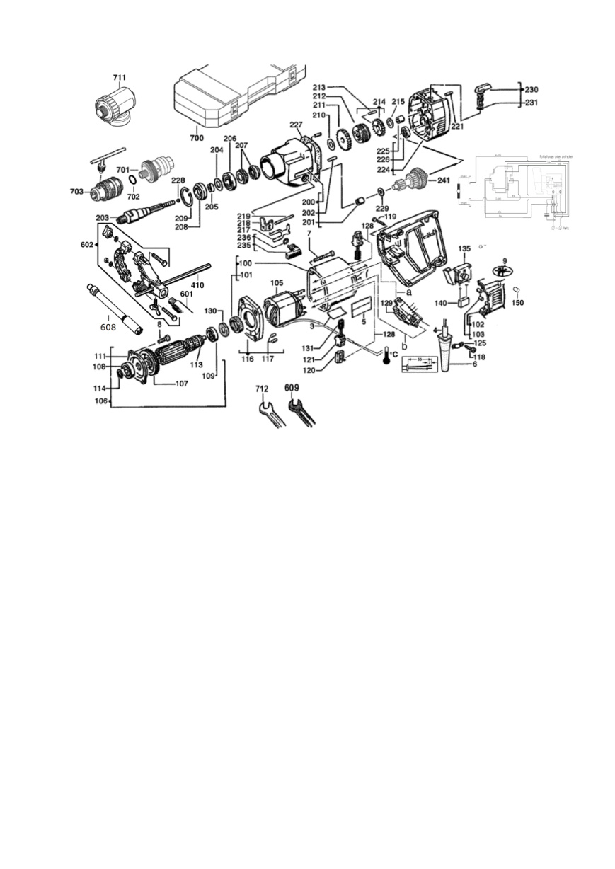 Взрыв-схема Milwaukee DD2-160XE 110V 4933368700