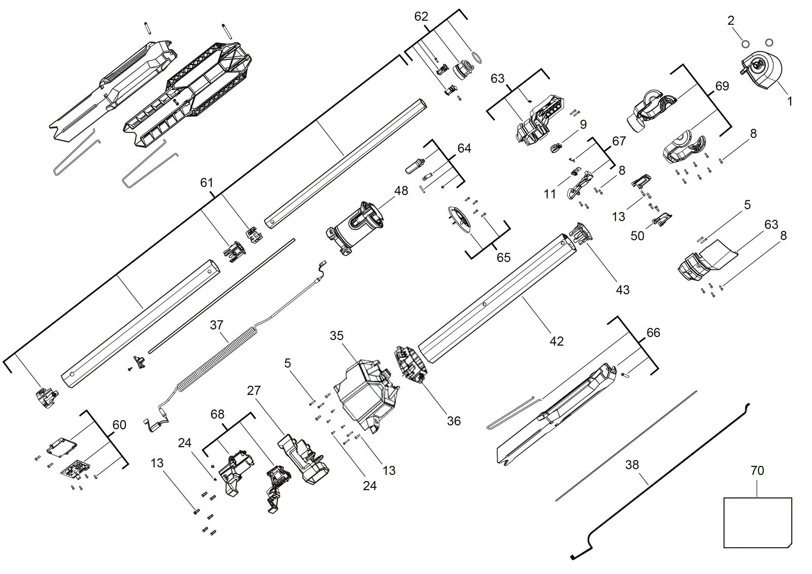 Взрыв-схема Milwaukee M12SAL-0 — лист 3