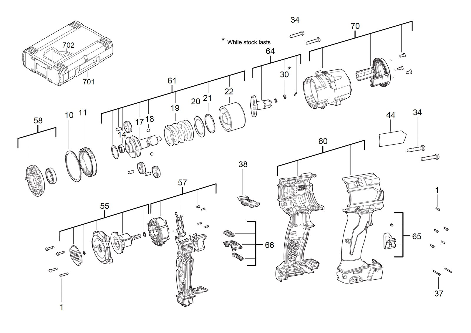 Взрыв-схема Milwaukee M18FMTIW2P12-502X — лист 2