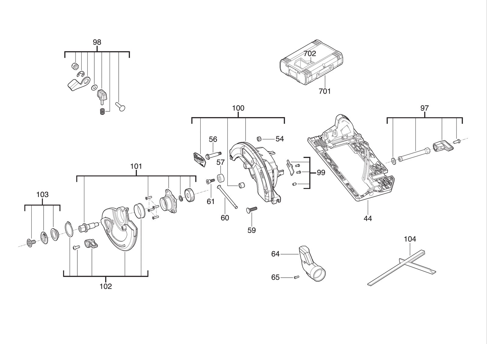 Взрыв-схема Milwaukee M18FPP6G3-502B — лист 2